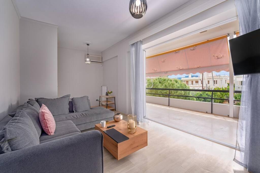 Peaceful 2 Bedroom In Glyfada Center Athen Exterior foto